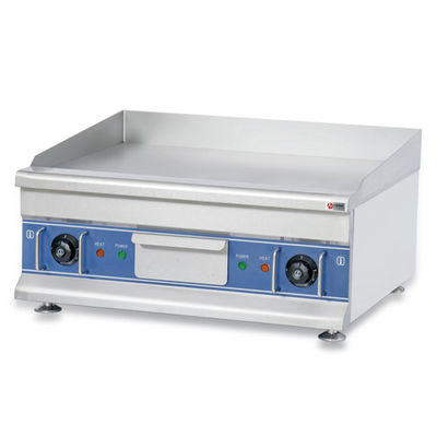 Ηλεκτρικό εμπορικό εστιατόριο Grill με ισχυρή αντλία από ανοξείδωτο χάλυβα κουζίνα Top Griddle