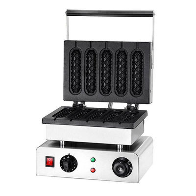 5 Κρεπ-στικ Waffle Maker για εμπορική χρήση 10kg Ακαθάριστο βάρος 300x270x230mm Μέγεθος προϊόντος