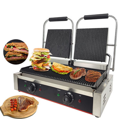 Κουζίνα Μαγείρεμα Ψήσιμο BBQ Καπνίσιμο Εμπορικό Ηλεκτρικό Σκόρπι με Διπλή Πλάκα