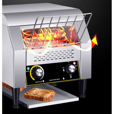 Ηλεκτρική τοστιέρα ψωμιού 2200W για εστιατόριο πρωινό 2 φέτες N/W 14Kg