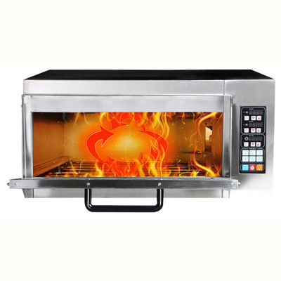 Φούρνος πίτσας από χαλύβδινο από 2500W με ψηφιακό έλεγχο χρονοδιακόπτη και λειτουργία σνακ