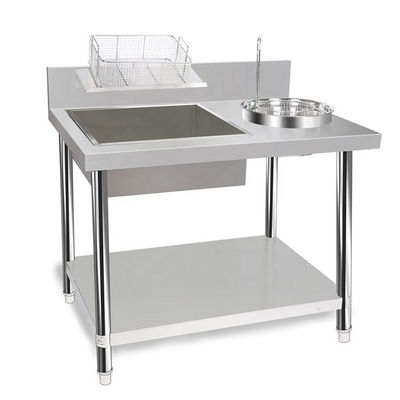 800/1000x700x800mm Εμπορικό τραπέζι ψαριών για την ταχεία και εύκολη συσκευασία