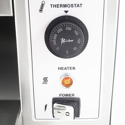1600W Ηλεκτρικός Τοστιέρας Με Σωλήνα Μεταφοράς για Ψωμί Χάμπουργκερ στην Εμπορική Τροφίμων Βιομηχανία
