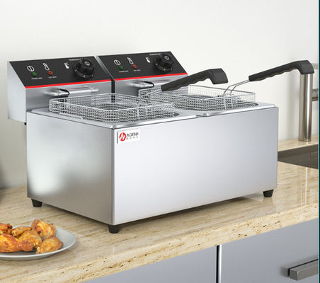 Υποστήριξη OEM 6L 6L Ηλεκτρικές τηγανίτες για πολλαπλές λειτουργίες τροφίμων τηγανητών σε εμπορικές κουζίνες