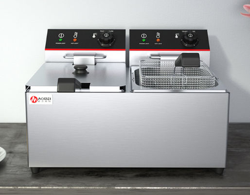 Υποστήριξη OEM 6L 6L Ηλεκτρικές τηγανίτες για πολλαπλές λειτουργίες τροφίμων τηγανητών σε εμπορικές κουζίνες