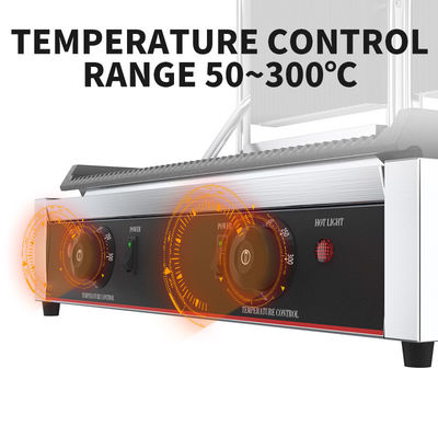 565x370x190mm Ηλεκτρικό Grill Επικοινωνίας Ζεστό Πλάκα BBQ Με Όλες τις Σχισμές Διπλό Πλάκα Panini Grill