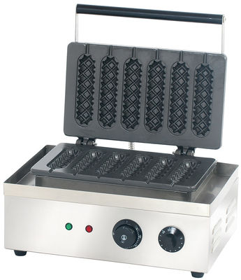 220V-240V Voltage Hot Dog Lolly Waffle Maker Machine για μη κολλητικό καλαμπόκι Crispy Siamese