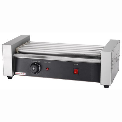 550x250x180mm Προηγμένο εμπορικό πιστοποιητικό CE 5 κυλίνδρων Grill Hot Dog