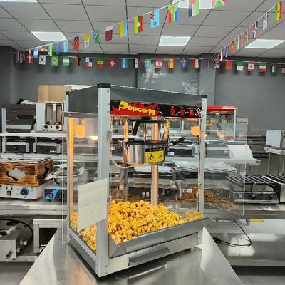 Ηλεκτρική μηχανή κατασκευής ποπκορν με ανθεκτικό χάλυβα