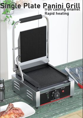Εμπορικό ηλεκτρικό πάνι γκριλ 1800W Δύναμη για σάντουιτς