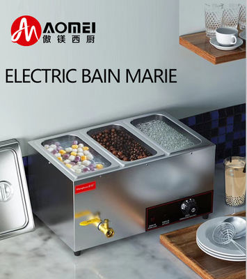 Εμπορική σούπα από ανοξείδωτο χάλυβα Bain Marie Εφοδιαστικό θερμαντήρα για ξενοδοχεία εστιατόρια μπουφέ