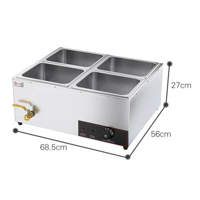 Μπουφέ από ανοξείδωτο χάλυβα Θέρμανση Bain Marie για εστιατόρια σερβίρισμα Chafing πιάτο Catering