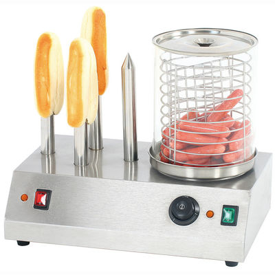 HD-TW Hot Dog Steamer με Bun Warmer Διανέμεται από εργοστάσια τροφίμων και ποτών