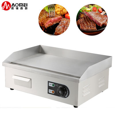 8mm πάχος ατσάλινου αερίου Bbq επίπεδης κορυφής πλάκας γκαζόν για εξοπλισμό κουζίνας