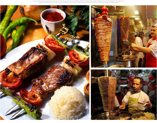 Εμπορική μηχανή Shawarma από ανοξείδωτο χάλυβα με πρότυπο εξοικονόμησης ενέργειας