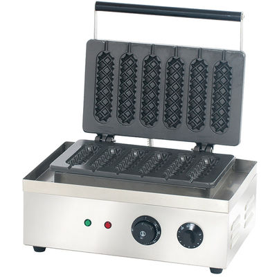 Ηλεκτρικός 6pcs Stick Corn Hotdog Waffle Maker Ιδανικός για εμπορικό μηχάνημα σνακ