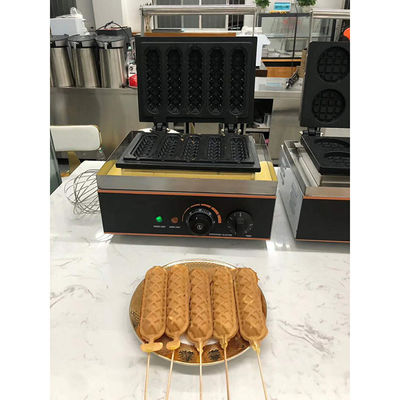Ηλεκτρικός 6pcs Stick Corn Hotdog Waffle Maker Ιδανικός για εμπορικό μηχάνημα σνακ