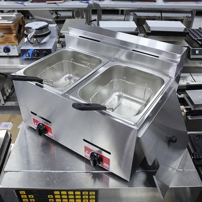 9.2KG LPG/NG Εμπορικό αέριο βαθύ ψήσιμο countertop μηχανές De Gas Ollas