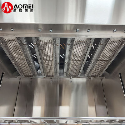 Ξενοδοχείο Εστιατόριο Πίνακα Gas Salamander Broiler με 6 καυστήρες από ανοξείδωτο χάλυβα 2023