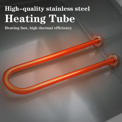 270*330*100mm Πάν Μέγεθος 220V Glass Cover Bain Marie με 3/4/5/6 Πλάκες Επαγγελματίας