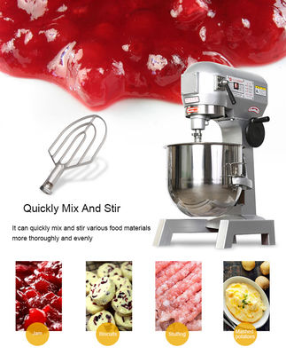 750W ισχύος 20L ζύμη Mixer αυτόματη ανοξείδωτο χάλυβα τροφή σπειροειδής Mixer για εμπορική