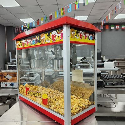 Βιομηχανικό καραμέλα διπλή κατσαρόλα μηχανή ποπκόρν εμπορικός κατασκευαστής ποπκόρν για την εκδήλωση σας