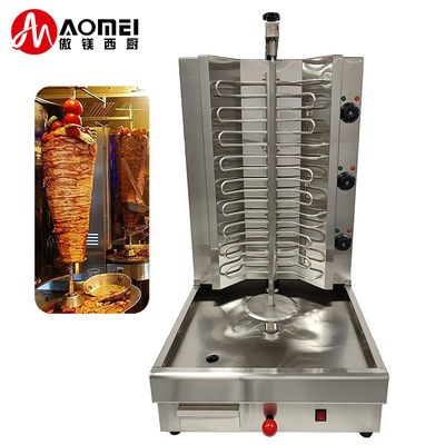 Ηλεκτρικό 3 καυστήρες Ατσάλι Shawarma Μηχανή Ελευθερώστε το δυναμικό του καταστήματος τροφίμων σας