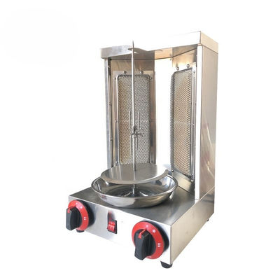 2 σε 1 αυτόματο περιστρεφόμενο Doner Kebab Machine για LPG 2800Pa 37x37.5x53.5cm Μέγεθος συσκευασίας