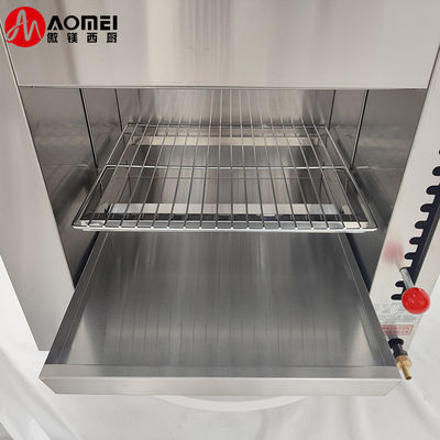 Ατσάλινο Εμπορικό Σαλαμάνδρα Grill Gas Σαλαμάνδρα Μηχανή 610*470*610mm 21,85KG