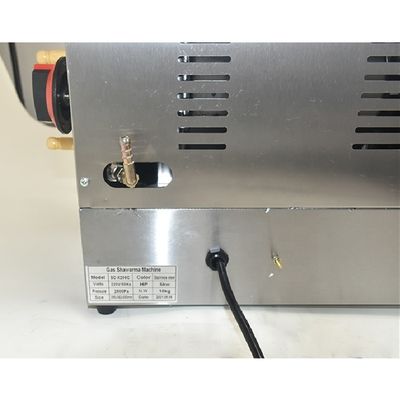 Μηχανή Shawarma 2 καυστήρα Κοτόπουλο Doner Kebab BBQ Grill Skewers Maker για εξωτερικούς χώρους