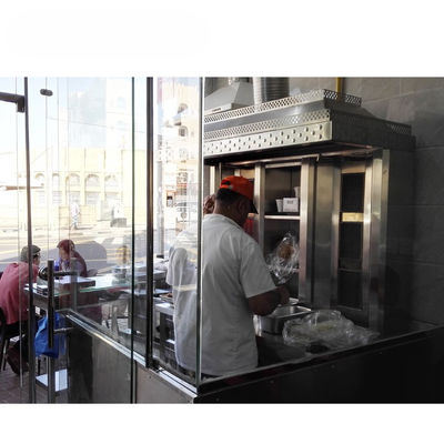 Μεγάλη ισχύς Grill κρέας γρήγορα και αποτελεσματικά Doner Kebab Shop Shawarma Making Machine