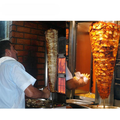Μεγάλη ισχύς Grill κρέας γρήγορα και αποτελεσματικά Doner Kebab Shop Shawarma Making Machine