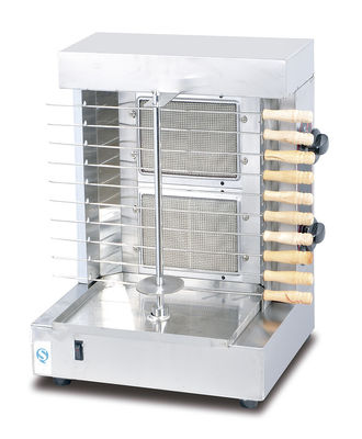 220V πλήρως αυτόματο Shawarma Grill Doner Kebab Machine με 2/3/4/5/6 καυστήρες Gas Grill