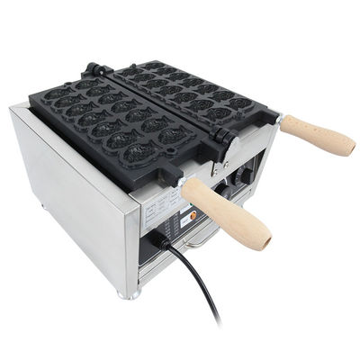 14PCS Γιαπωνέζικος σχήμα ψαριού Taiyaki Maker Ηλεκτρικό Mini Waffle Cone Baker για 220V