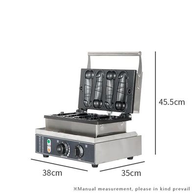Πλάκες ψήσιμο και πανίνι Mini Taiwan Penis Waffle Maker για μηχανή σνακ