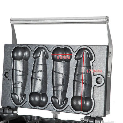 Πλάκες ψήσιμο και πανίνι Mini Taiwan Penis Waffle Maker για μηχανή σνακ