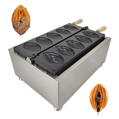 Ατσάλινο Βαγκίνα Wafflera en Forma de Vagina Θέρμανση 50-300 βαθμούς 15,80 KG