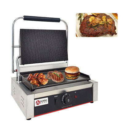 Μαγειρική Ηλεκτρική Panini Sandwich Maker με χυτοσίδηρο BBQ Grills και Πλάκες