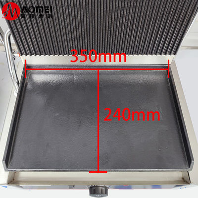 Μαγειρική Ηλεκτρική Panini Sandwich Maker με χυτοσίδηρο BBQ Grills και Πλάκες