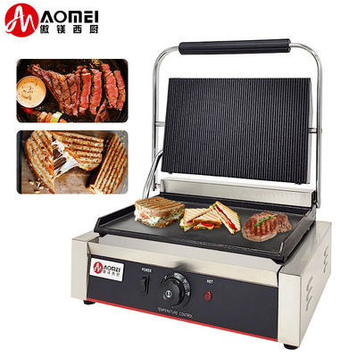 Μαγειρική Ηλεκτρική Panini Sandwich Maker με χυτοσίδηρο BBQ Grills και Πλάκες