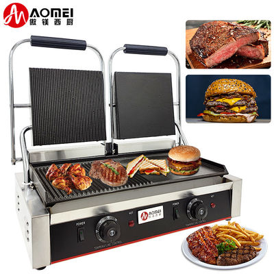 Ηλεκτρικό Grill Ατσάλι Toaster Επικοινωνία Grill Panini Press Grill Εμπορικό