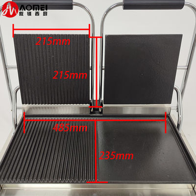 Ηλεκτρικό Grill Ατσάλι Toaster Επικοινωνία Grill Panini Press Grill Εμπορικό