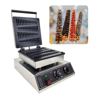 Μακροχρόνια διάρκεια ζωής Waffle On A Stick Lolly Tree Shape Machine για την παρασκευή σνακ εξωτερικού