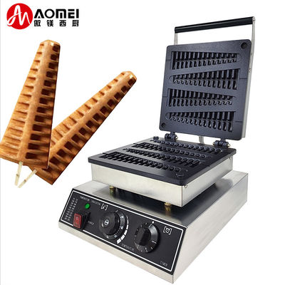 Μακροχρόνια διάρκεια ζωής Waffle On A Stick Lolly Tree Shape Machine για την παρασκευή σνακ εξωτερικού