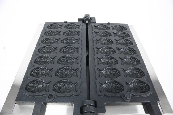 Εμπορικός κατασκευαστής Taiyaki 110v-220v με ηλεκτρική πηγή ενέργειας και υλικό από ανοξείδωτο χάλυβα
