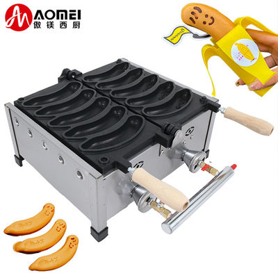 5pcs Gas Electric Long Waffle Maker Μηχανή για τη δημιουργία βαφλών