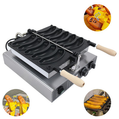 10Ηλεκτρική μηχανή βάφλας.4kg για τη μαγειρική βαφλών σε σχήμα μπανάνας