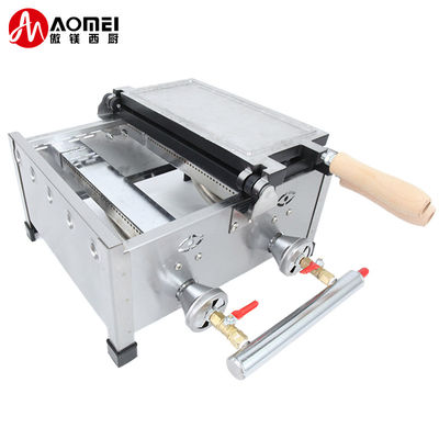 8kg Gas Power Taiyaki Waffle Maker μοντέλο AO-1104R για αρτοποιία και σνακ παγωτού