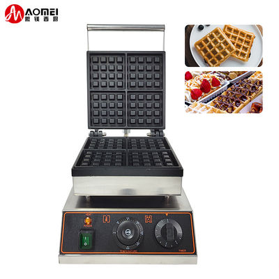 Ηλεκτρική Βελγική Βάφλα Φτιάχτης 4pcs ορθογώνια βάφλα για σνακ