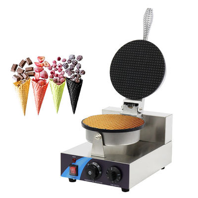 Μη κολλητική πλάκα Ηλεκτρική μηχανή Waffle Maker 1300W για Snack Bar